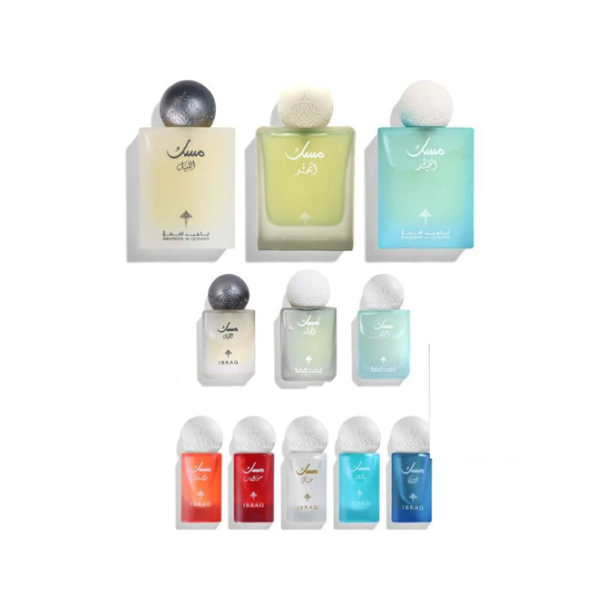 Musk and oil set (New) - 3X75ml + 3X10ml + 5X6ml